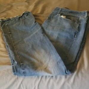 American Eagle Outfitters Light Blue Straight Leg Jeans